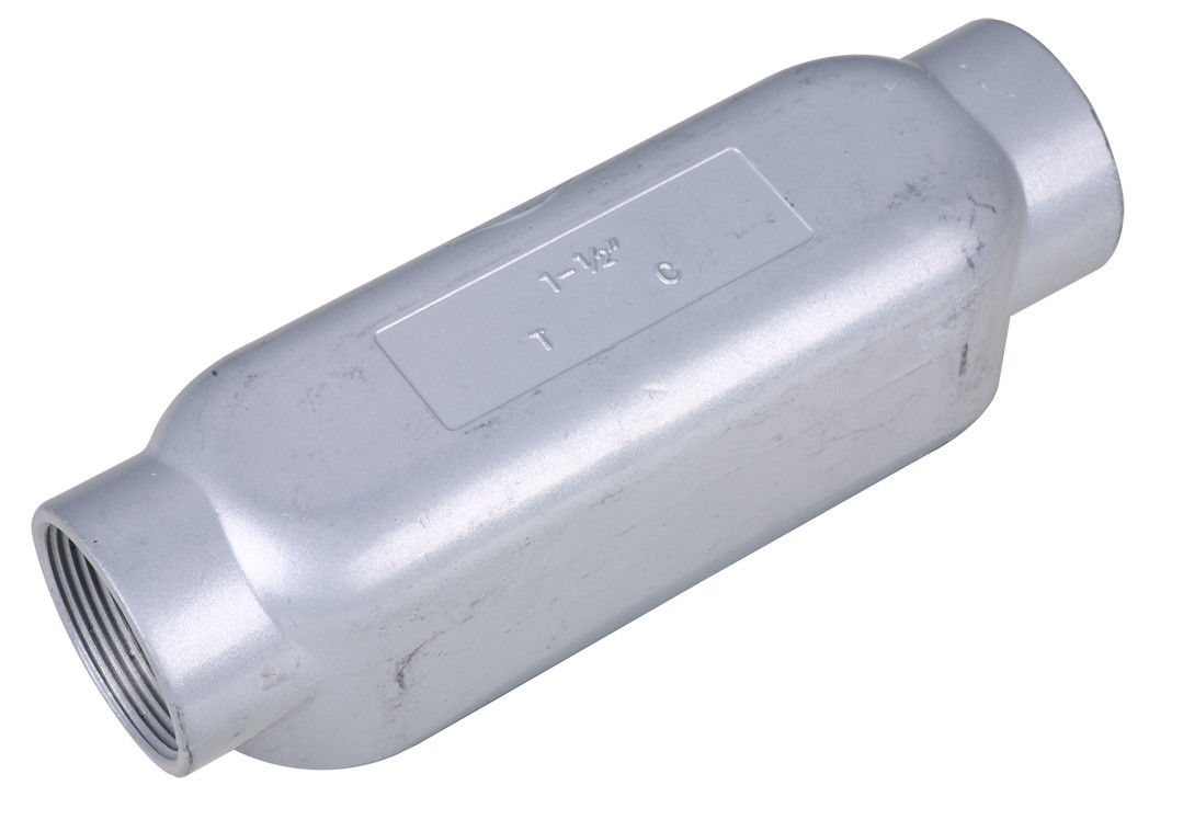 Aluminum Rigid Conduit Body / Type C Conduit Body Grey Color UL Standard