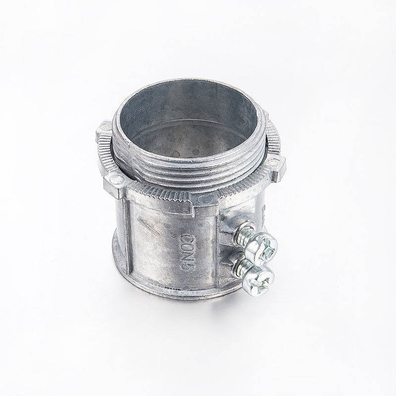 Wear Resistance Metal Conduit Parts , Weatherproof Emt Fittings 1/2"4
