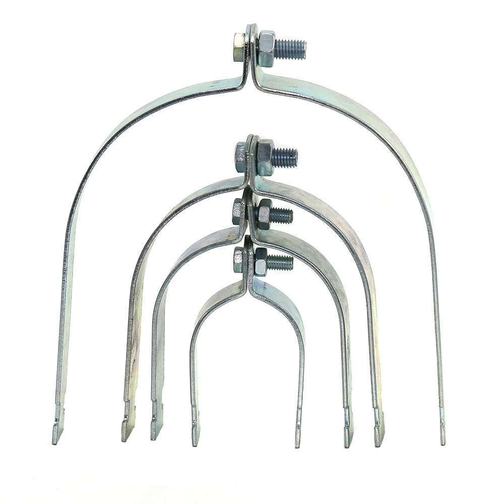 Size 4" EMT Conduit Clamps , Rigid Conduit Clamps Electrical Conduit Hardware