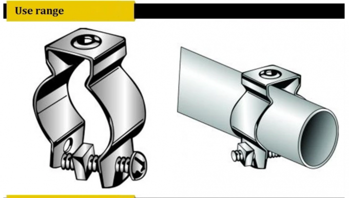 Galvanized Electrical EMT Pipe Fittings EMT Conduit Hangers Silvery Color