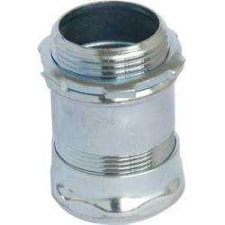 Buy Small Steel Conduit Pipe Accessories , Rigid Conduit Compression Connector online manufacture