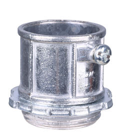 Buy Aluminum Electrical Conduit Fittings , EMT Pipe Connectors Polished Finish online manufacture