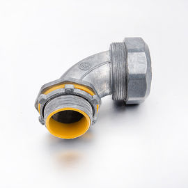 Buy Angle Type 90 Degree Flex Conduit Connector , Liquid Tight Flex Conduit Fittings online manufacture
