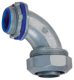 Buy Non Metallic Flexible Conduit Fittings 4 Inch 90 Degree Flex Connector Dust Proof online manufacture