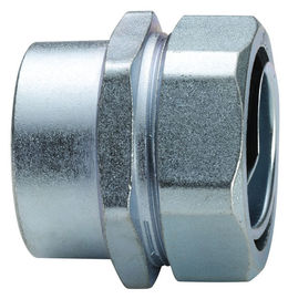 Buy Round Shape Flexible Conduit Fittings Inner Teeth Connector Flame Resistance online manufacture