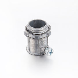 Buy Galvanized Electrical Conduit Fittings 1 2 EMT Connector  ZINC Material online manufacture