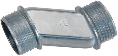 Buy Durable Metal Rigid Conduit Fittings Offset Conduit Nipple Zinc Material online manufacture