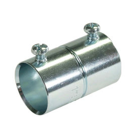 Buy Zinc Electro Plated Rigid Electrical Conduit Fittings 1 2 EMT Coupling Rainproof online manufacture