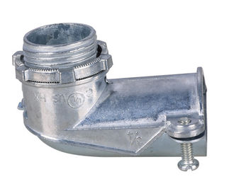 Buy Industrial Flexible Metal Conduit Coupling BX Squeeze Connector Acid Base Resistant online manufacture