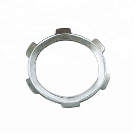 Buy Zinc Plated Steel Rigid Conduit Locknut , Female Connection Rigid Pipe Fittings  online manufacture