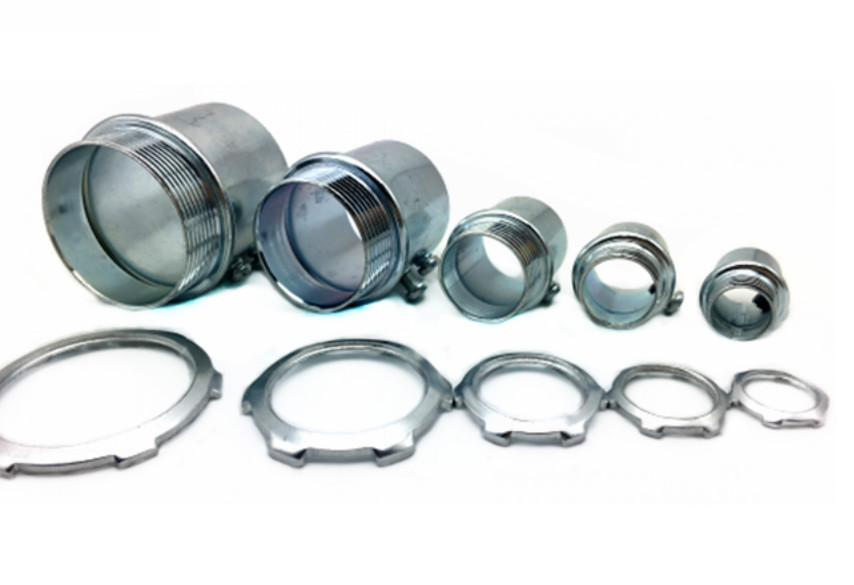 Oiltight 3 4 EMT Fittings , Rigid Galvanized Steel Conduit Fittings Waterproof