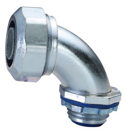 90 Degree Electrical Conduit Fittings 3 4 Liquid Tight Connector Polished Surface