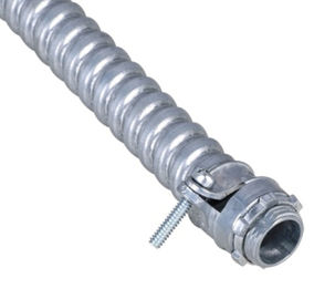 Stainless Steel Flexible Conduit Fittings Zinc Straight Squeeze Connector Oiltight